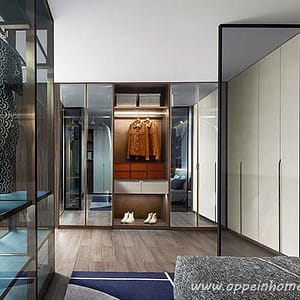 Luxury Lacquer Built-in Hinged Wardrobe YG20-L04